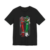 BFF Rangers Tee  Custom Graphic Art Cosplay Shirts Rangers Retro Vintage 90s