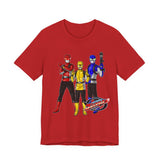 Go Busters team Tee Super Sentai T Shirt Custom Graphic Art Cosplay Shirts Rangers Retro Vintage 90s