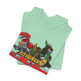 Zyurangers Mechas  Tee Super Sentai T Shirt Custom Graphic Art Cosplay Shirts Rangers Retro Vintage 90s