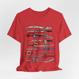 Sentai Swords Tee Super Sentai T Shirt Custom Graphic Art Cosplay Shirts Rangers Retro Vintage 90s Tee