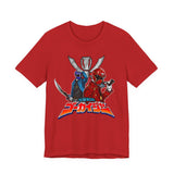 Gokaiger Gokai Red/Blue Tee Super Sentai T Shirt Custom Graphic Art Cosplay Shirts Rangers Retro Vintage 90s