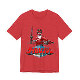 Time Red Tee Super Sentai T Shirt Custom Graphic Art Cosplay Shirts Rangers Retro Vintage 90s