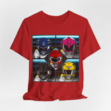 Rangers Zord Tee Super Sentai T Shirt Custom Graphic Art Cosplay Shirts Rangers Retro Vintage 90s