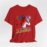 Boonboomger Red Tee Custom Graphic Art Cosplay Shirts Rangers Retro Vintage 90s
