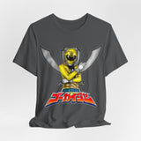 Gokai Yellow Tee Super Sentai T Shirt Custom Graphic Art Cosplay Shirts Rangers Retro Vintage 90s