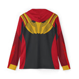Gozyuger Red Hoodie (Full Print) Super Sentai Custom Lightweight, Breathable, Workout, Pull over, Fitness, Retro