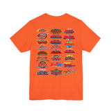 Sentai Front and Back Tee  Custom Graphic Art Cosplay Shirts Rangers Retro Vintage 90s