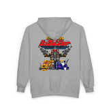 Zyuranger Daizyujun Full Zip Hoodie Custom Graphic Art Cosplay Shirts Rangers Retro Vintage 90s