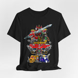 Zyuranger Mechas Tee  Custom Graphic Art Cosplay Shirts Rangers Retro Vintage 90s