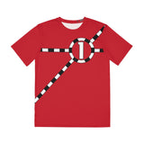 Toqger Red Tee (Full Print) Super Sentai T Shirt Custom Graphic Art Cosplay Shirts Power Rangers Retro Vintage 90s