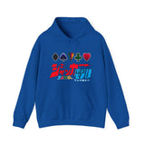 JAKQ Hoodie Super Sentai T Shirt Custom Graphic Art Cosplay Shirts Rangers Retro Vintage 90s