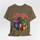 Gokaiger Team Tee Custom Graphic Art Cosplay Shirts Rangers Retro Vintage 90s