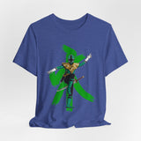 Green Samurai Dragon Ranger Tee Custom Graphic Art Cosplay Shirts Rangers Retro Vintage 90s