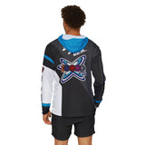 Boonboomger Black Champion Hoodie (Full Print) Lightweight, Breathable, workout, pull over, fitness Hoodie Super Sentai Custom