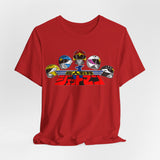 Jetman Team Tee Super Sentai T Shirt Custom Graphic Art Cosplay Shirts  Retro Vintage 90s