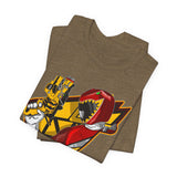 Dino Red Tee Super Sentai T Shirt Custom Graphic Art Cosplay Shirts Rangers Retro Vintage 90s