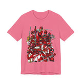 Sentai Red Tee  Custom Graphic Art Cosplay Shirts Rangers Retro Vintage 90s