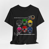 Teenagers with Attitude Tee Super Sentai T Shirt Custom Graphic Art Cosplay Shirts Rangers Retro Vintage 90s