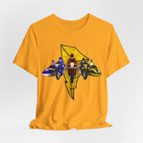 Battle Bikes Vintage Style Tee Super Sentai T Shirt Custom Graphic Art Cosplay Shirts Rangers Retro Vintage 90s