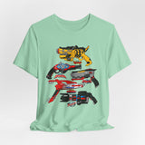 Sentai Blasters Tee Super Sentai T Shirt Custom Graphic Art Cosplay Shirts  Retro Vintage 90s