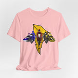 Battle Bikes Vintage Style Tee Super Sentai T Shirt Custom Graphic Art Cosplay Shirts Rangers Retro Vintage 90s