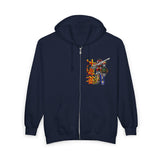 Zyuranger Daizyujun Full Zip Hoodie Custom Graphic Art Cosplay Shirts Rangers Retro Vintage 90s