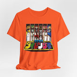 Dairanger Team Colors Tee Super Sentai T Shirt Custom Graphic Art Cosplay Shirts Power Rangers Retro Vintage 90s