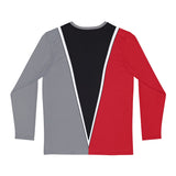 Ryusoulger Red Long Sleeve Shirt (Full Print) Custom Graphic Art Cosplay Shirts Dino Fury Rangers Retro Vintage 90s
