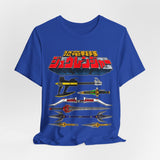 Ranger Gear Tee Super Sentai T Shirt Custom Graphic Art Cosplay Shirts Rangers Retro Vintage 90s