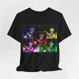 TimeRangers Tee Custom Graphic Art Cosplay Shirts Rangers Retro Vintage 90s