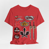 Shinkenger Shiba Red Tee Super Sentai T Shirt Custom Graphic Art Cosplay Shirts Rangers Retro Vintage 90s Tee