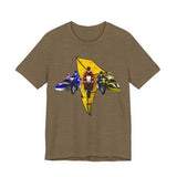 Battle Bikes Vintage Style Tee Super Sentai T Shirt Custom Graphic Art Cosplay Shirts Rangers Retro Vintage 90s