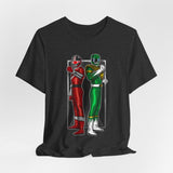 BFF Rangers Tee  Custom Graphic Art Cosplay Shirts Rangers Retro Vintage 90s