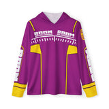 Boonboomger Purple Hoodie (Full Print) Super Sentai Lightweight, Breathable, workout, pull over, fitness Hoodie Super Sentai Custom