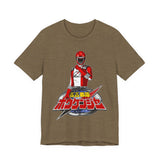 Boukenger Red Tee Super Sentai T Shirt Custom Graphic Art Cosplay Shirts Rangers Retro Vintage 90s