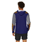 Hurricanger Blue Hoodie (Full Print) Lightweight, Breathable, workout, pull over, fitness Hoodie Super Sentai Custom