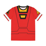 Carranger / Turbo Red Tee (Full Print) Super Sentai T Shirt Custom Graphic Art Cosplay Shirts Power Rangers Retro Vintage 90s