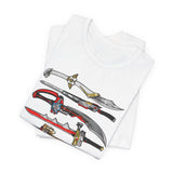 Sentai Swords Tee Super Sentai T Shirt Custom Graphic Art Cosplay Shirts Rangers Retro Vintage 90s Tee