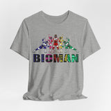 Bioman Tee Custom Graphic Art Cosplay Shirts Rangers Retro Vintage 90s