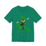 Green Samurai Dragon Ranger Tee Custom Graphic Art Cosplay Shirts Rangers Retro Vintage 90s