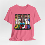 Dairanger Team Colors Tee Super Sentai T Shirt Custom Graphic Art Cosplay Shirts Power Rangers Retro Vintage 90s