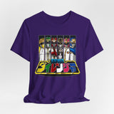 Dairanger Team Colors Tee Super Sentai T Shirt Custom Graphic Art Cosplay Shirts Power Rangers Retro Vintage 90s