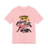 Sentai Blasters Tee Super Sentai T Shirt Custom Graphic Art Cosplay Shirts  Retro Vintage 90s