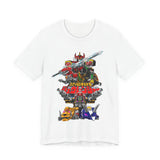 Zyuranger Mechas Tee  Custom Graphic Art Cosplay Shirts Rangers Retro Vintage 90s