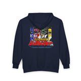 Zyurangers Team Zip Up Hoodie Custom Graphic Art Cosplay Shirts Rangers Retro Vintage 90s
