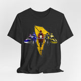 Battle Bikes Vintage Style Tee Super Sentai T Shirt Custom Graphic Art Cosplay Shirts Rangers Retro Vintage 90s