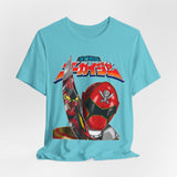 Gokai Homage Tee Custom Graphic Art Cosplay Shirts Rangers Retro Vintage 90s