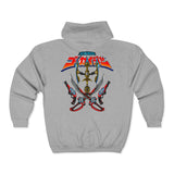 Gokaiger Gear Full Zip Hoodie Custom Graphic Art Cosplay Shirts Rangers Retro Vintage 90s