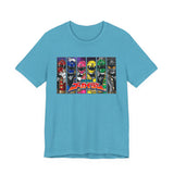 Gokaiger Roll Call Tee Custom Graphic Art Cosplay Shirts Rangers Retro Vintage 90s