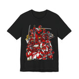 Sentai Front and Back Tee  Custom Graphic Art Cosplay Shirts Rangers Retro Vintage 90s